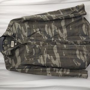 Express Boyfriend Camo Shirt